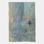 モネインプレッションサンライズソレイユレヴァ絵画ント キッチンタオル (縦)
