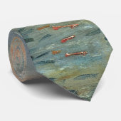 モネインプレッションサンライズソレイユレヴァ絵画ント ネクタイ (ロール)
