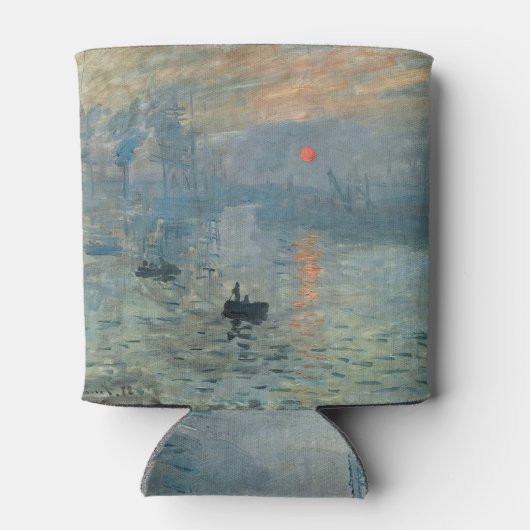 モネインプレッションサンライズソレイユレヴァ絵画ント 缶クーラー (裏面)