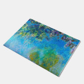 モネウィステリアファインアート ドアマット (アングル)