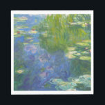 モネウォータリリー紙ナプキンス スタンダードランチョンナプキン<br><div class="desc">モネ睡蓮クロード・モネの睡蓮の絵画の一つである詳細。</div>