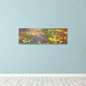 モネウォーターリリスファインアート キャンバスプリント (インサイチュ (ウッドフロア))