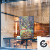 モネウォーターリリヨン池 ウィンドウサイン (カフェ窓)