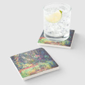 モネウォーターリリヨン池 ストーンコースター (横)