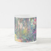 モネウォーターリリヨン池 フロストグラスマグカップ (中央)