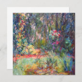 モネウォーターリリヨン池 招待状 (正面/裏面)