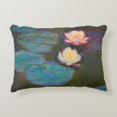 モネウォーターリリリリライスポンド《植物》スイレン絵画ズ アクセントクッション (正面)