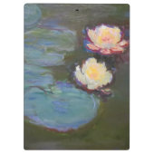 モネウォーターリリリリライスポンド《植物》スイレン絵画ズ クリップボード (裏面)