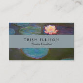 モネウォーターリリリリライスポンド《植物》スイレン絵画ズ 名刺 (正面)