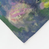 モネウォーターリリー最高傑作絵画ズ フリースブランケット (角)