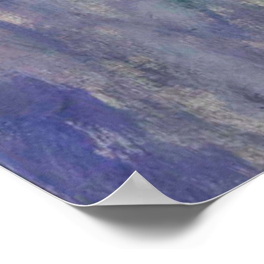 モネウォーターリリー最高傑作絵画ズ ポスター (角)