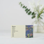 モネウォーターリリー最高傑作絵画ズ 名刺 (スタンド正面)