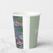 モネウォーターリリー最高傑作絵画ズ 紙コップ (左)