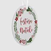 モネガスクメリークリスマスリースフェストスナタレ オーナメント (正面)