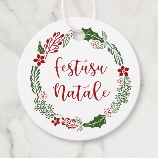 モネガスクモナコメリークリスマスカスタム フェイバータグ (正面)