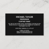 モネガスク国旗、モナコ国旗 名刺 (裏面)