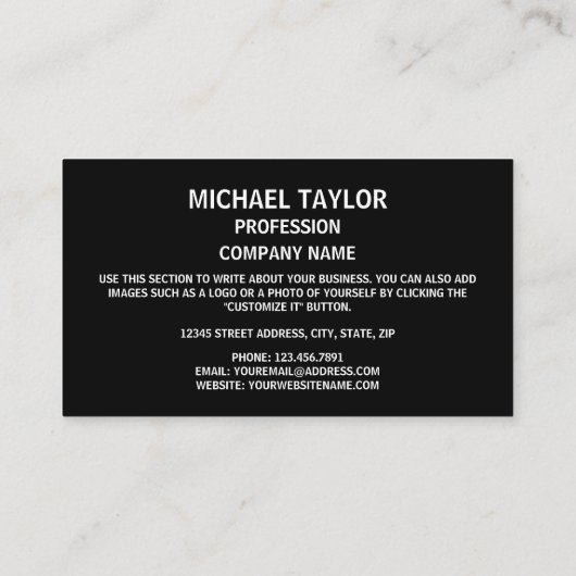 モネガスク国旗、モナコ国旗 名刺 (裏面)