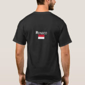 モネガスク国旗、モナコ国旗 Tシャツ (裏面)