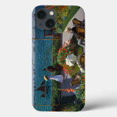 モネガーデンアットサイント絵画アドレッズ Case-Mate iPhoneケース (裏面)