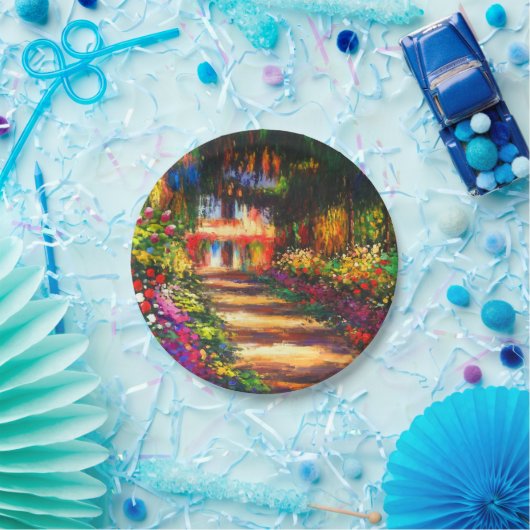 モネガーデンアットジヴェルニー ペーパープレート (パーティー)