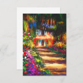 モネガーデンアットジヴェルニー 出欠カード (正面/裏面)