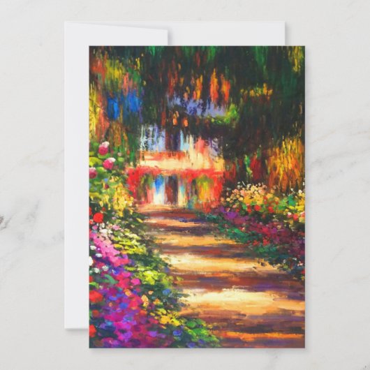 モネガーデンアットジヴェルニー 招待状 (正面)