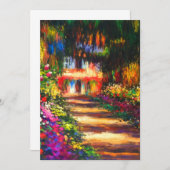 モネガーデンアットジヴェルニー 招待状 (正面/裏面)