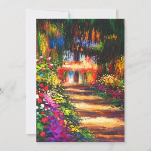 モネガーデンアットジヴェルニー 案内状 (正面)