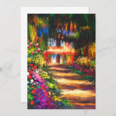 モネガーデンアットジヴェルニー 案内状 (正面/裏面)