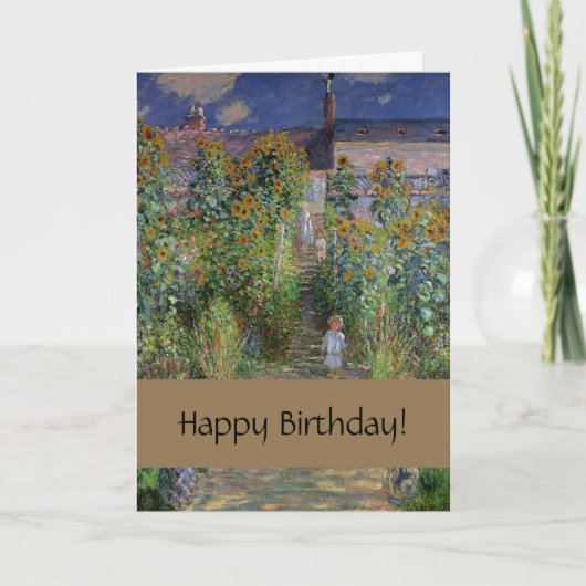 モネガーデンヴェテウイルインプレシショニム絵画ズ カード (正面)