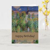 モネガーデンヴェテウイルインプレシショニム絵画ズ カード (黄色い花)