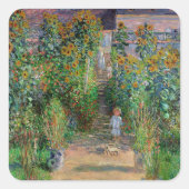 モネガーデンヴェテウイルインプレシショニム絵画ズ スクエアシール (正面)