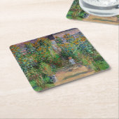 モネガーデンヴェテウイルインプレシショニム絵画ズ スクエアペーパーコースター (アングル)
