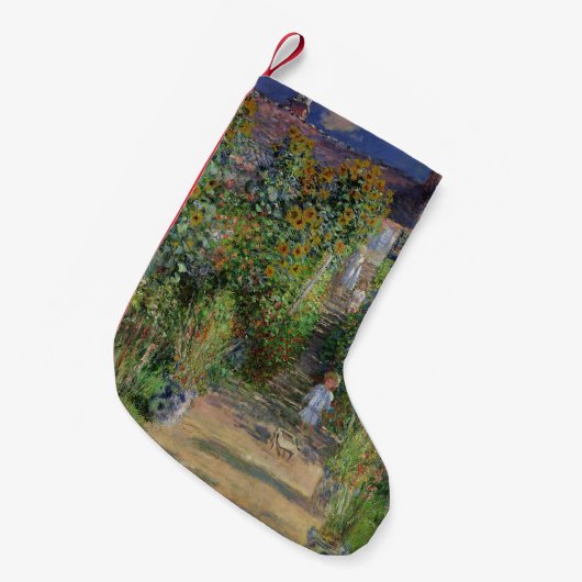 モネガーデンヴェテウイルインプレシショニム絵画ズ スモールクリスマスストッキング (正面 (吊り時))