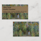 モネガーデンヴェテウイルインプレシショニム絵画ズ 名刺 (正面/裏面)