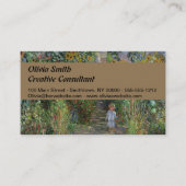 モネガーデンヴェテウイルインプレシショニム絵画ズ 名刺 (正面)
