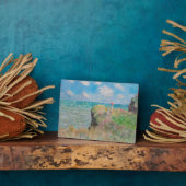 モネクリフウォーアットポーヴィル印象派絵画の フォトプラーク (側面)