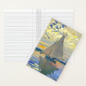 モネサイルボートアットルプティ – ジュネヴィリエ ノートブック (内側)