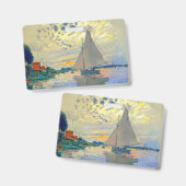 モネサイルボートアットルプティ – ジュネヴィリエ バッジ (正面＆裏面)