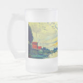 モネサイルボートアットルプティ – ジュネヴィリエ フロストグラスビールジョッキ (左)