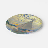 モネサイルボートアットルプティ – ジュネヴィリエ ペーパープレート (アングル)