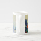 モネサイルボートアットルプティ – ジュネヴィリエ ボーンチャイナマグカップ (裏面)