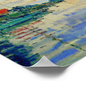 モネサイルボートアットルプティ – ジュネヴィリエ ポスター (角)