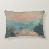 モネサンセットセーヌファインアート印象派 アクセントクッション (正面)
