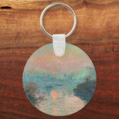 モネサンセットセーヌファインアート印象派 キーホルダー (正面)