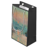 モネサンセットセーヌファインアート印象派 スモールペーパーバッグ (裏面アングル)