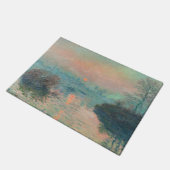 モネサンセットセーヌファインアート印象派 ドアマット (アングル)