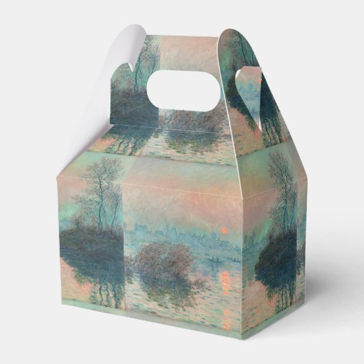 モネサンセットセーヌファインアート印象派 フェイバーボックス (裏面サイド)