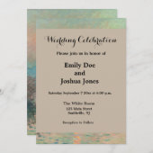 モネサンセットセーヌファインアート印象派 招待状 (正面/裏面)