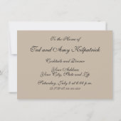 モネサンセットセーヌファインアート印象派 招待状 (裏面)